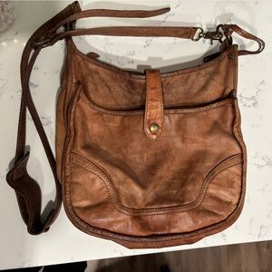 Frye Campus Crossbody Brown Leather Bag